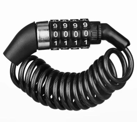 Sterkste anti-diefstal fiets keten slot stalen kabel 4 Digit