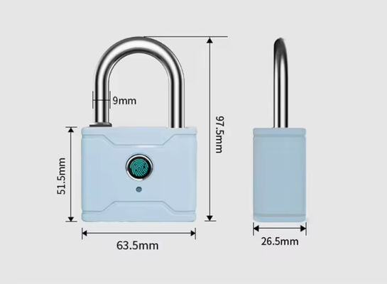 IP55 waterdicht vingerafdrukhangslot voor rugzak