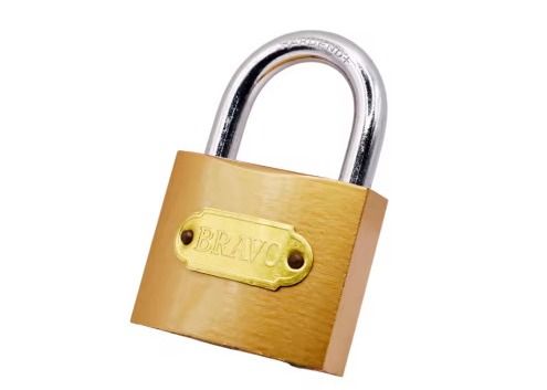32 mm 50 mm koperen hangslot met kruis sleutels verguld messing