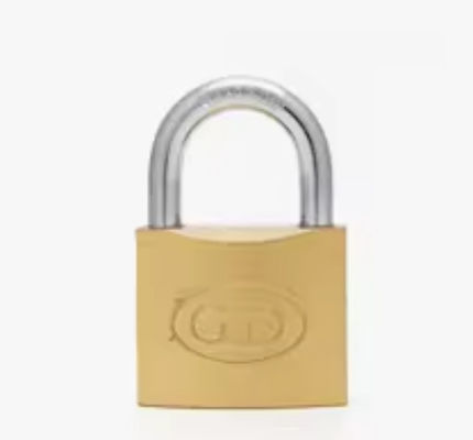 Kleine koperen bekleding met ijzer 38 mm hangslot zwaar werk