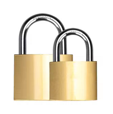 Beveiliging Imitatie Koper hangslot 32mm 38mm 50mm IJzeren sleutels
