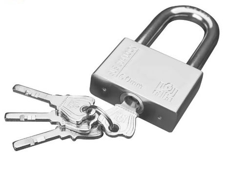 Op maat gemaakt 304 roestvrij staal hangslot met dezelfde sleutel hoge precisie 40mm 48 Pack