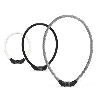 Veiligheid vouw PVC fiets hangslot 4 cijfers resettable combinatie