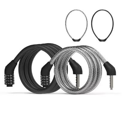 Veiligheid vouw PVC fiets hangslot 4 cijfers resettable combinatie