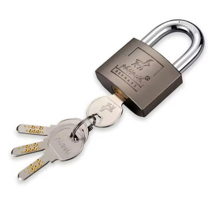 Inderhuis koper imitatie koperen hangslot 50 mm lange boeien