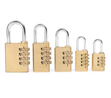 Brass Digital Aerolite Passcode Padlock Kofferbak 3 cijfers ODM