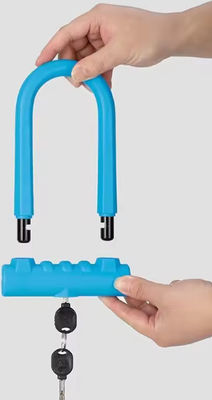 Anti-diefstal MTB Silicone U-vormige hangslot Sleutel Veiligheid Voor Road Bike