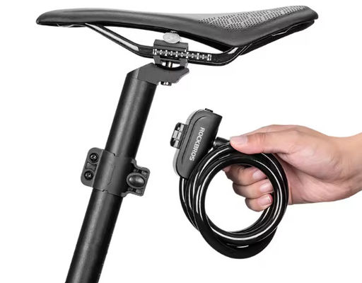Onbreekbaar, steel, diefstallenbestendige, fiets slot, combinatie, opnieuw instellen.
