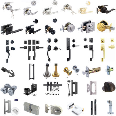 Mortise deur slot set roestvrij staal moderne ingang deur trek handvat metalen deur slot